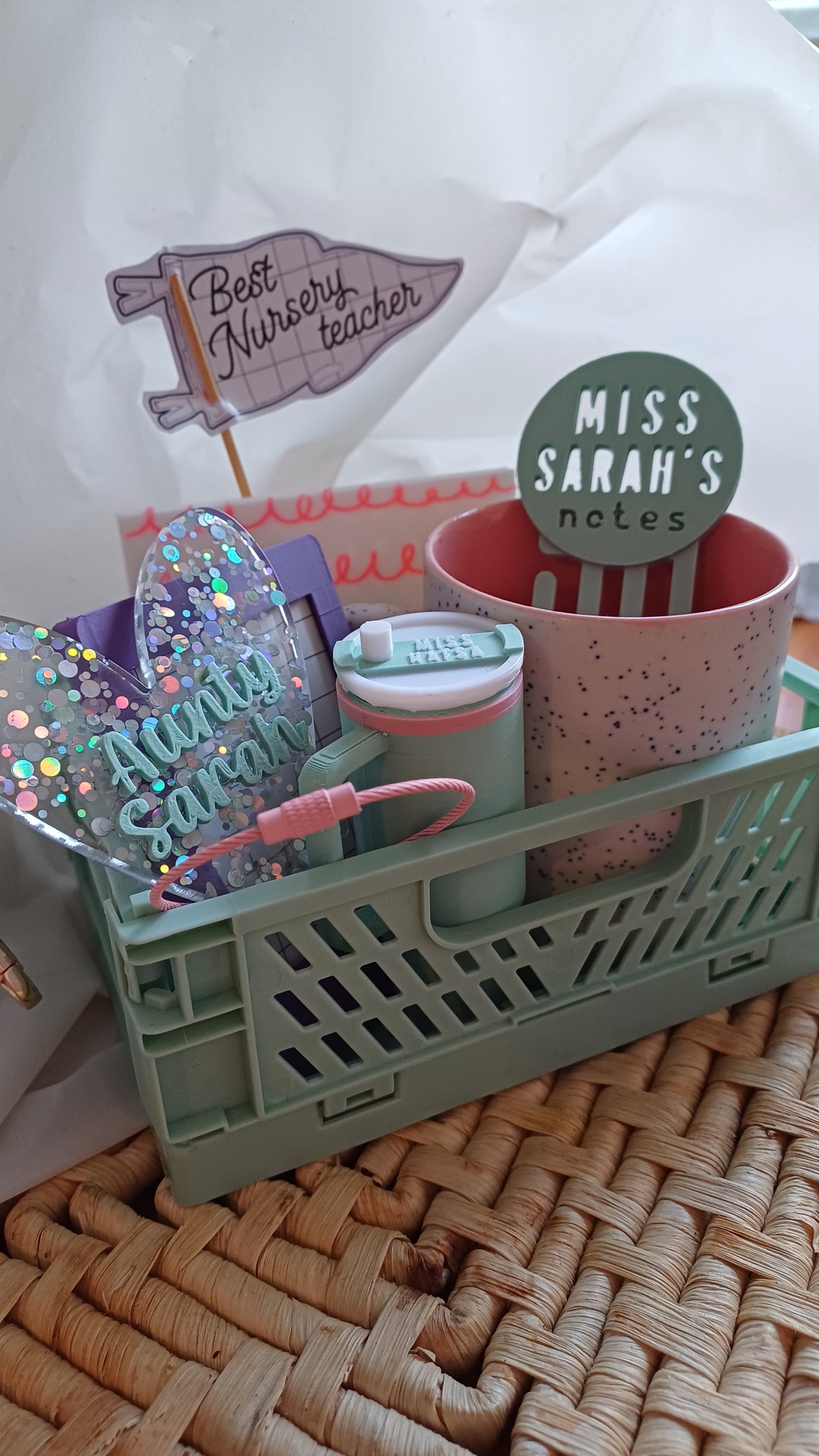 Teacher appreciation mini baskets
