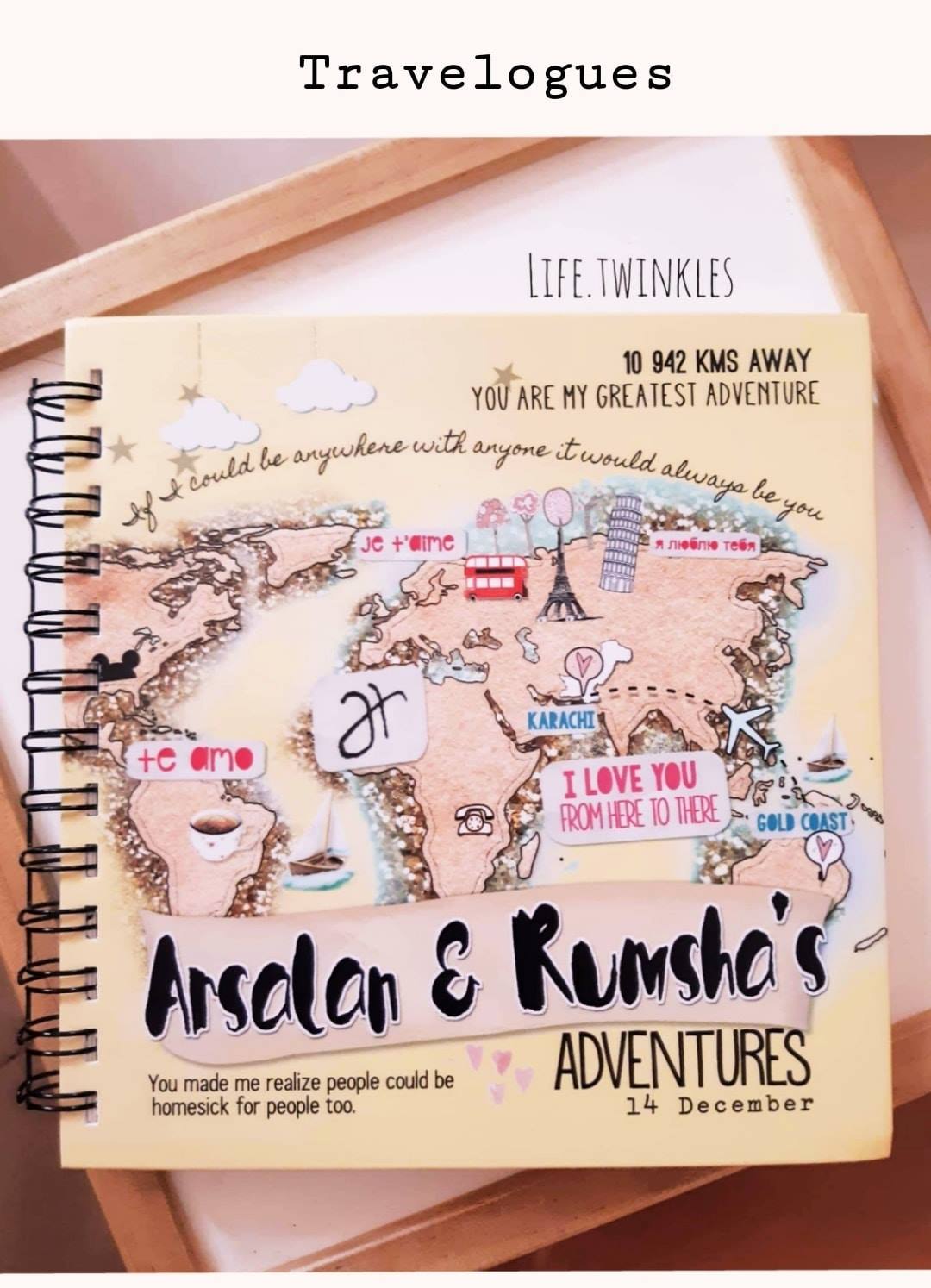 Travelogue/journal