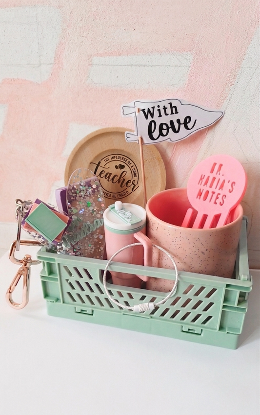 Teacher appreciation mini crate