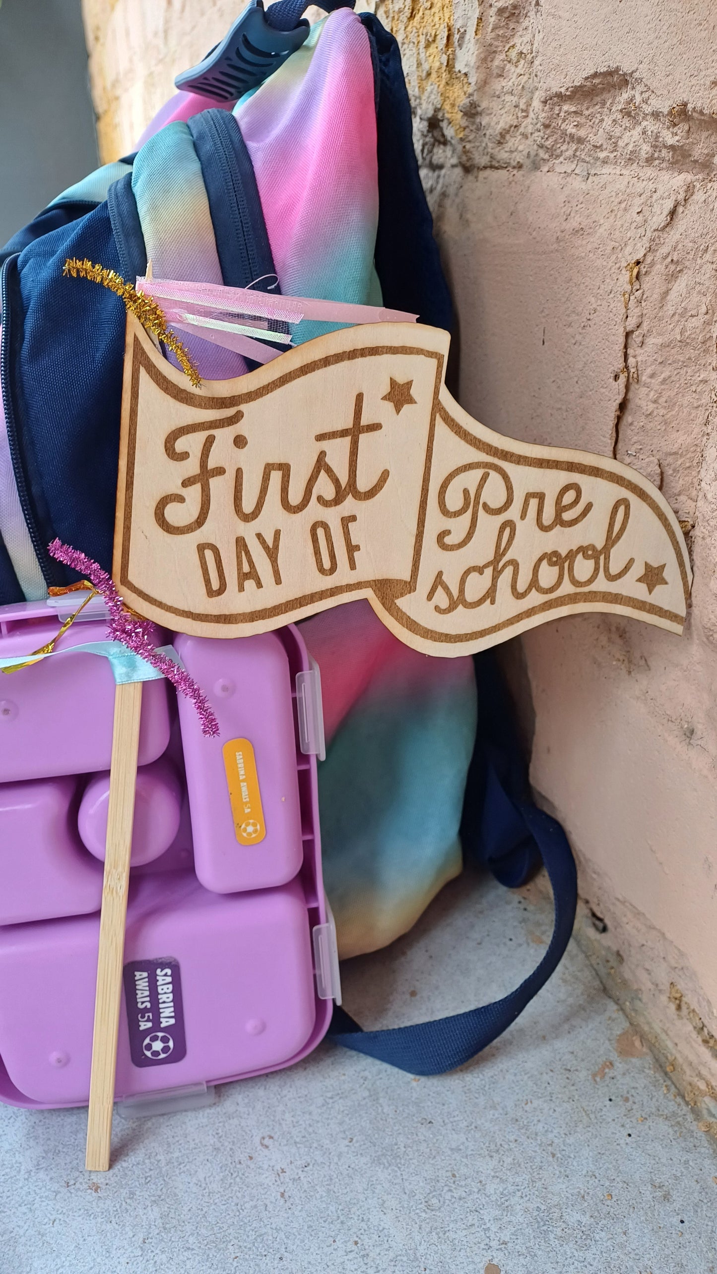 Back to school pennant