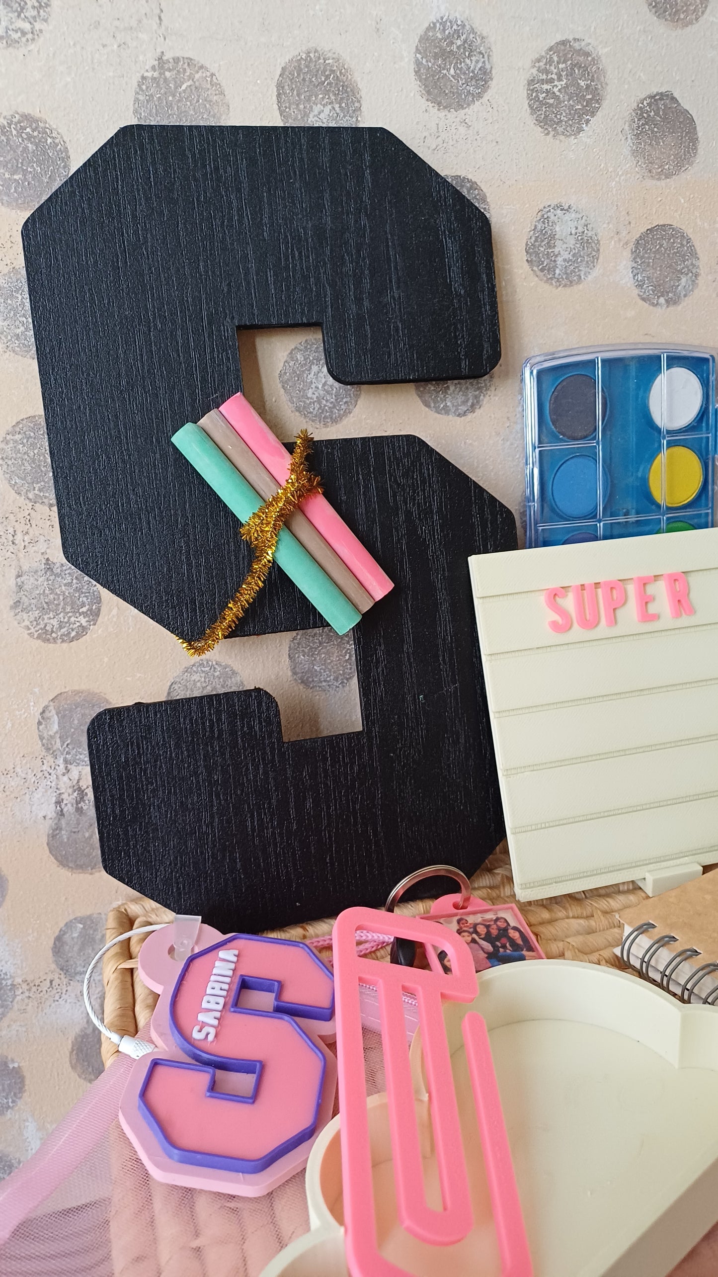 My chalky letter