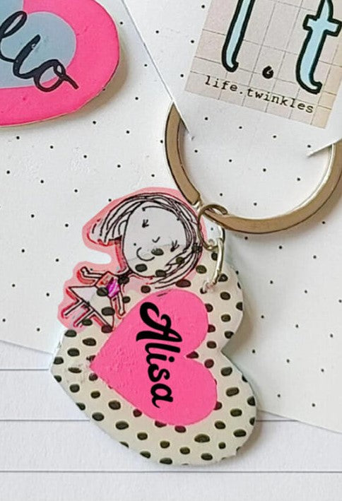 Heart + custom charm