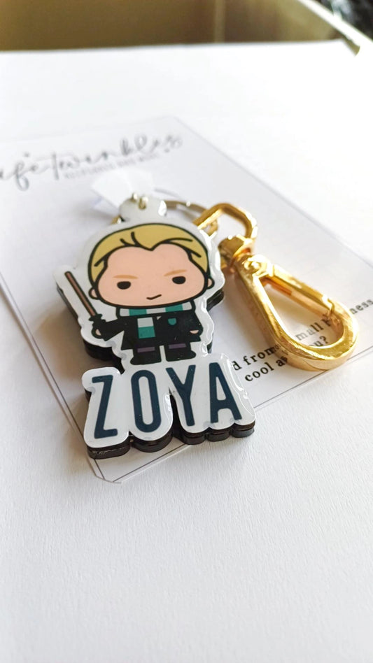 Harry Potter character backpack tag