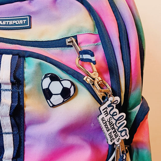 I ♡ football pin