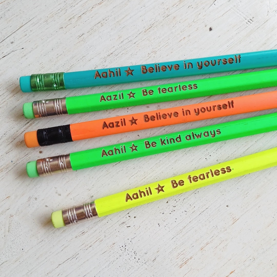 Personalized pencils