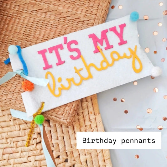 Birthday pennant
