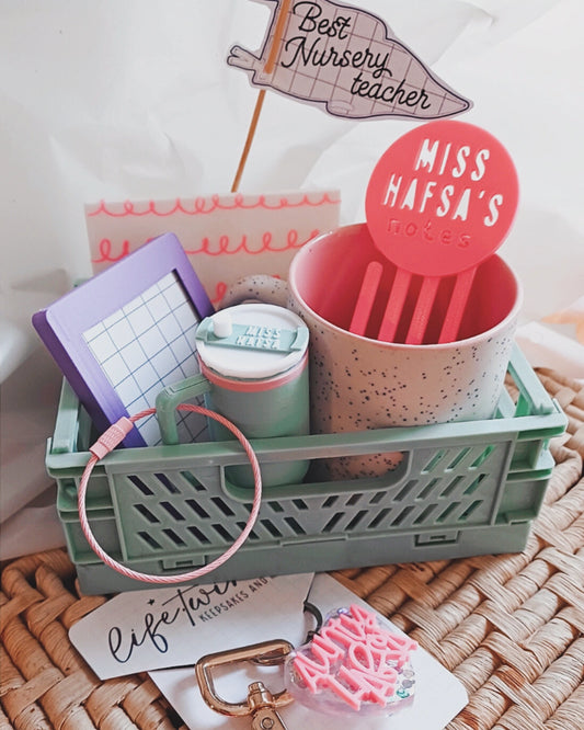 Teacher appreciation mini baskets