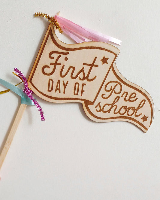 Back to school pennant