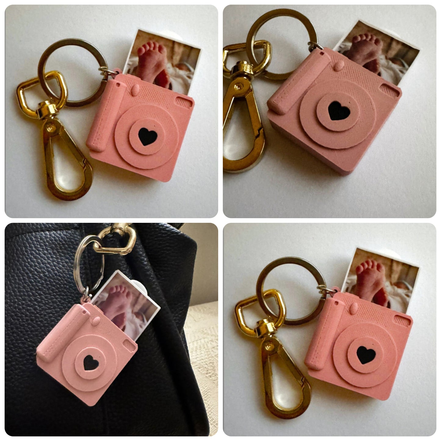 Snap and cherish keychain