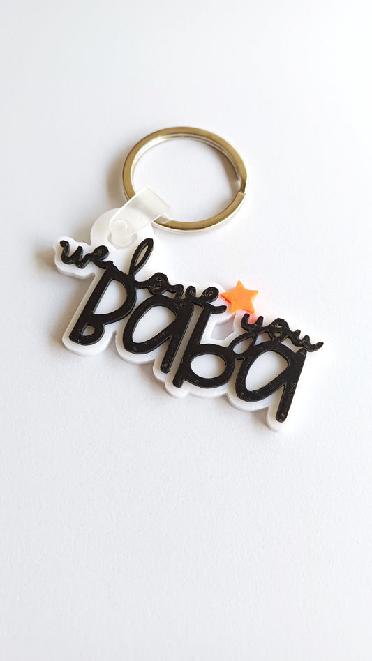 We love you Baba (single charm)