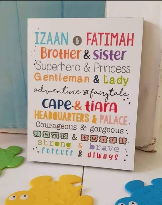 Brother and sister