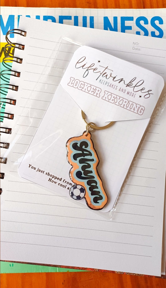 Retro name tag for boys