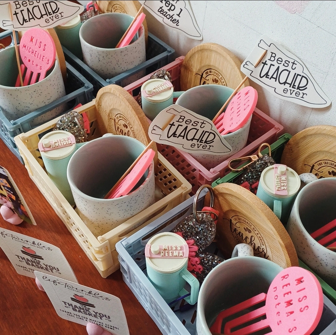 Teacher appreciation mini crate
