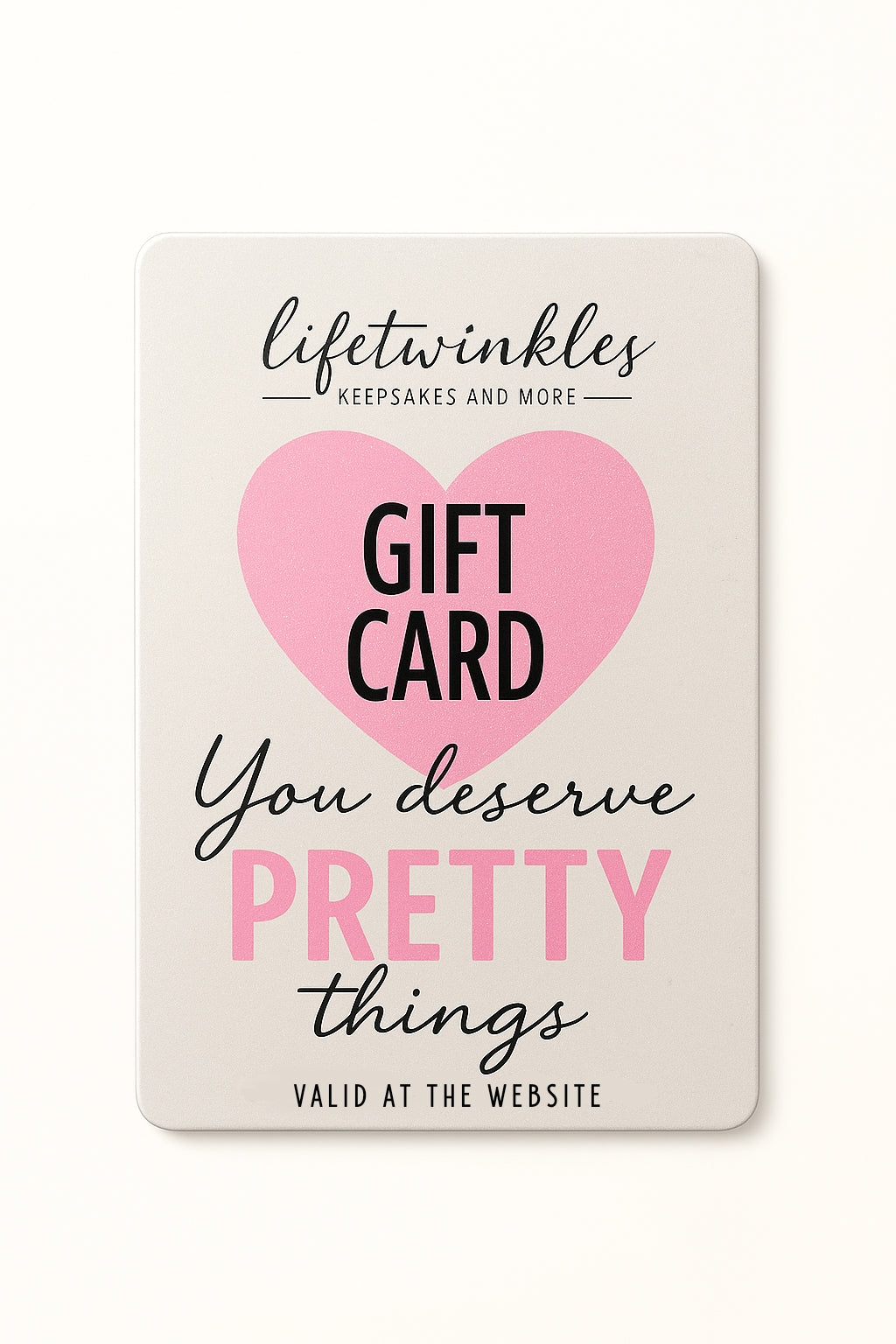 Twinkles and things gift card