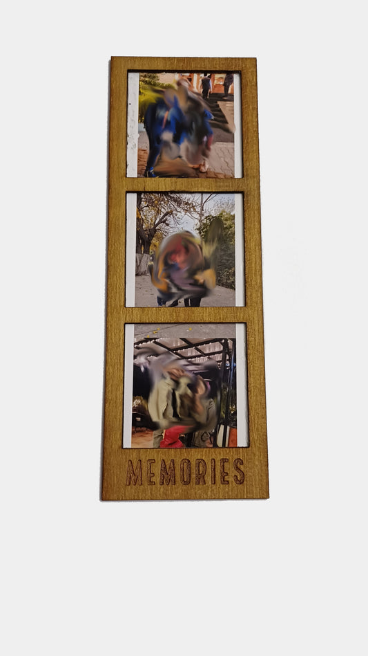 Photostrip magnet