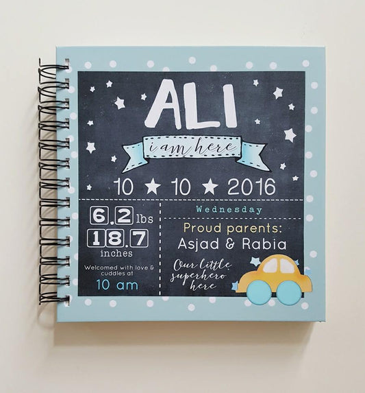 Chalkboard blue